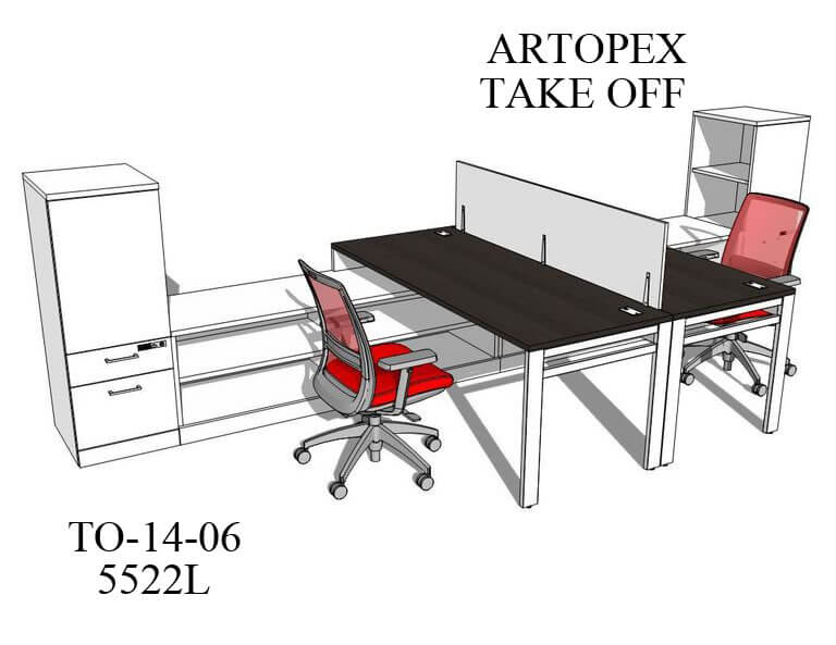 modular desk Ocala TO06